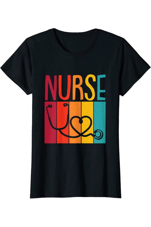 Nurse Retro Registered RN Nursing Student Graduation Gift T-Shirt