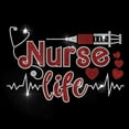thumbnail image 1 of Nurse Rhinestone Iron on Transfer Crystal Heat Transfer Decal Syringe Stethoscope Hot-fix Rhinestone Sparkle Iron On Transfer Electrocardiogram Rhinestone Template Decals for Bags Hats Jeans 1 Sheet, 1 of 9