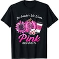 thumbnail image 1 of Nurse Scrub Life In October We Wear Pink Breast Cancer Fall T-Shirt, 1 of 3