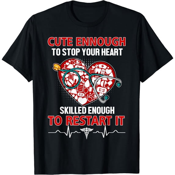 Nurse Shirt- Nurse Gift - Funny Nurse Week T-Shirt Black Small