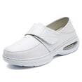 thumbnail image 1 of Nurse Shoes for Women Comfortable Nursing Shoes Anti Slip Healthcare Work Sneakers White Leather for Running Gym, 1 of 9