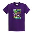 thumbnail image 1 of Nurse Short Sleeve T-shirt I'm A Scrubs Wearin' CNA Assistant Plus Funny Tee Shirt Humorous Cute Unisex Tee Shirt'-Purple-Small, 1 of 4
