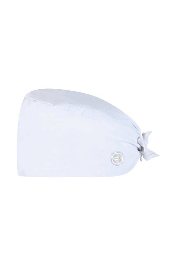 Nurse Solid Color Hat Surgical Cap Operating Room Hat Female Doctor Hats Stomatology Button Cap Dustproof ICU Nurse Hat