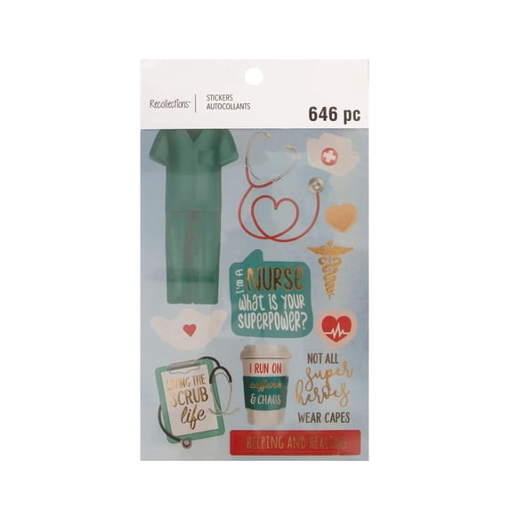 Recollections Nurse Stickers