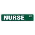thumbnail image 1 of Nurse Street [3 Pack] of Vinyl Decal Stickers | 1.5" X 7" | Indoor/Outdoor | Funny decoration for Laptop, Car, Garage , Bedroom, Offices | SignMission, 1 of 1