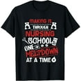 thumbnail image 1 of Nurse Student Making It Nursing School T-ShirtMen and women, Black T-shirt, size: Extra large, 1 of 4