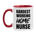 thumbnail image 1 of Nurse Superlative Mug, Hardest Working Home Nurse Gift, 11oz or 15oz Ceramic Coffee Cup Gift, 1 of 9