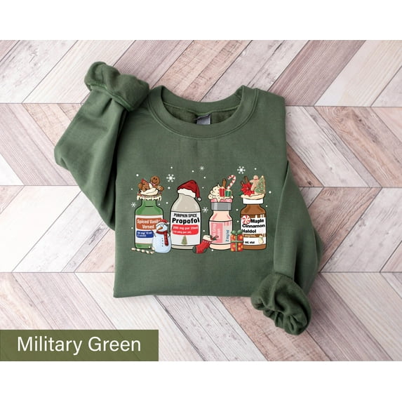 Nurse Sweatshirt, Christmas Sweatshirt, New Years Sweatshirt, New Nurse Gift, Holiday Sweater, Nurse Crewneck, Nurse Gift, Christmas Sweater, Xmas Nurse Shirt, Mery Christmas Shirt