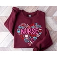 thumbnail image 1 of Nurse Sweatshirt, Love Nurse Sweatshirt, Cute Nurse Sweatshirt, Nurse Appreciation Gift, Nurse Gift Idea, Nurses Week Gift, Heart Nurse, 1 of 2