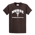 thumbnail image 1 of Nurse T-shirt Nursing the Hardest Job You Will Ever Love RN LPN CNA Hospital Tee Unisex Shirt-brown-6xl, 1 of 4
