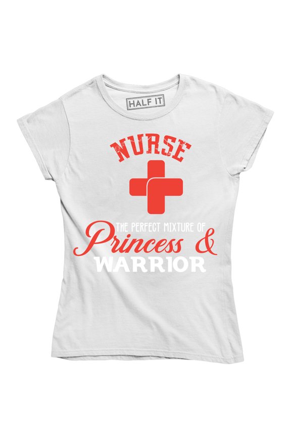 Nurse The Perfect Mixture Of Princess And Worrier - Paramedic Women's T-Shirt
