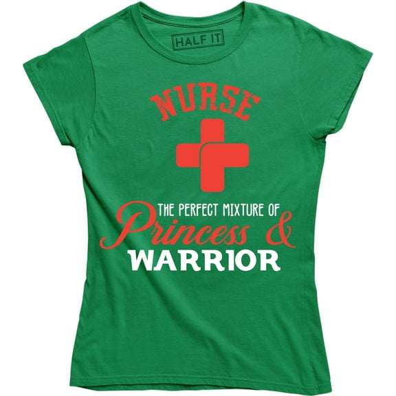 Nurse The Perfect Mixture Of Princess And Worrier - Paramedic Women's T-Shirt