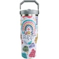 thumbnail image 1 of Nurse Tumbler - 30oz Thermal Mug with Handle and Flip Straw for Nurses Week Gifts, 1 of 3