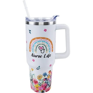 Nurse Life Travel Mug With Lid 10 Oz Travel Mug With Handle and Lid Travel  Coffee Mug Nurse Coffee Mug Nurse Life 