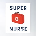 thumbnail image 1 of Nurse Typographic Poster Wall Art, Modern Wall Decor, 16x24 UNFRAMED, 1 of 3