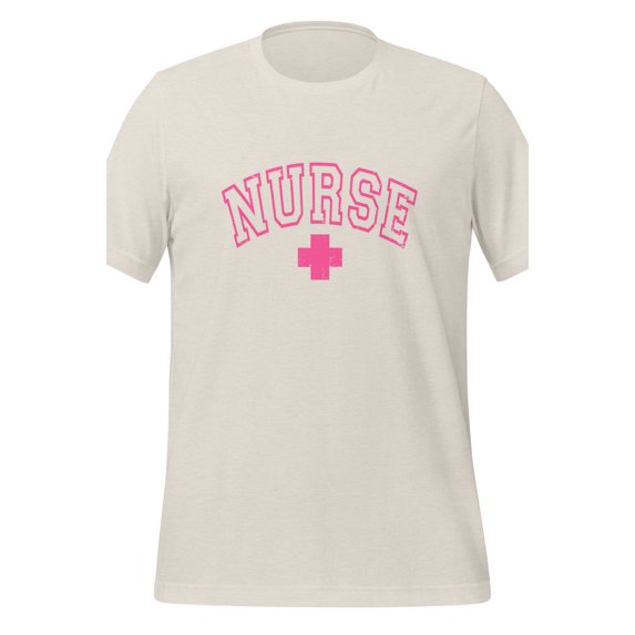 Nurse Unisex Tee Pink Design