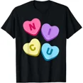 thumbnail image 1 of Nurse Valentine Candy Hearts NICU Medical Holiday Graphic Style Unisex T-Shirt ,up to size 5XL, 1 of 2
