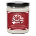 thumbnail image 1 of Nurse Valentine's Day Appreciation Gift, Cupid's Favorite Nurse, Soy Candle Candle Jar, 9oz, 1 of 11