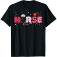 thumbnail image 1 of Nurse Valentines Day Valentine Scrub Top Women Scrubs NICU T-Shirt, 1 of 4