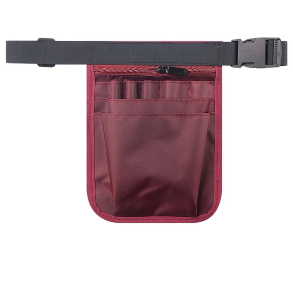 Nurse Waist Bag with Adjustable Belt, Professional Tool Organizer for Medical Supplies, Server Apron Money Pouch for Waiters，B