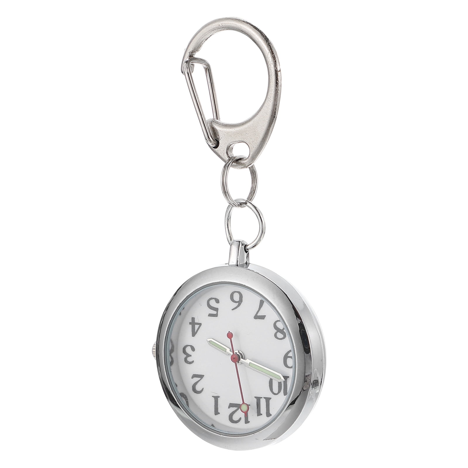 Nurse Watch Clip-on Pocket Digital for Women Brooch Pin Stainless