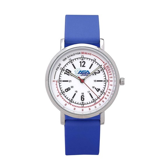 Nurse Watch for Medical Professionals with Silicone Rubber Band for Infection Control, Second Hand, Military Time Ideal Gift for Nurses, Doctors, Students
