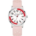 thumbnail image 1 of Nurse Watch for Nurse,Nursing Student,Medical Professionals,Doctors,with Pulsometer,Second Hand and 24 Hour,Soft Breathable Pink Silicone Band.Easy to Read Waterproof Watch., 1 of 5