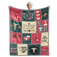 thumbnail image 1 of Nurse Week Gifts for Women, Nurses Blanket for Women, Nurse Appreciation Gifts, Nurse Practitioner Gifts for Women, Nurse Graduation Presents for Women, Doctors Day Gifts, Nurse Blanket(40"x50"), 1 of 7