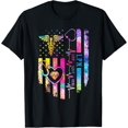 thumbnail image 1 of Nurse Week Graduation LPN Nurse LPN Nurse USA American Flag T-Shirt, 1 of 4