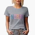 thumbnail image 1 of Nurse Word Merch Gift, Heather Grey T-Shirt, Large, 1 of 5