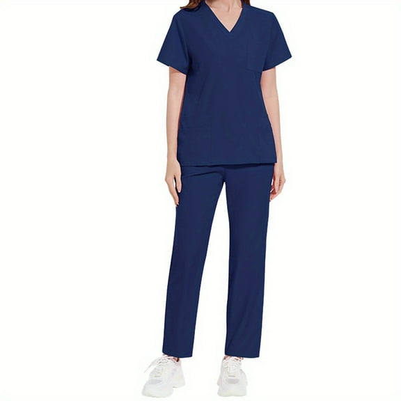 Nurse Workwear Protective Professional Tooling Technician Clothes Unform Anesthesia Brush Hand Clothes Multi-color Split Suit