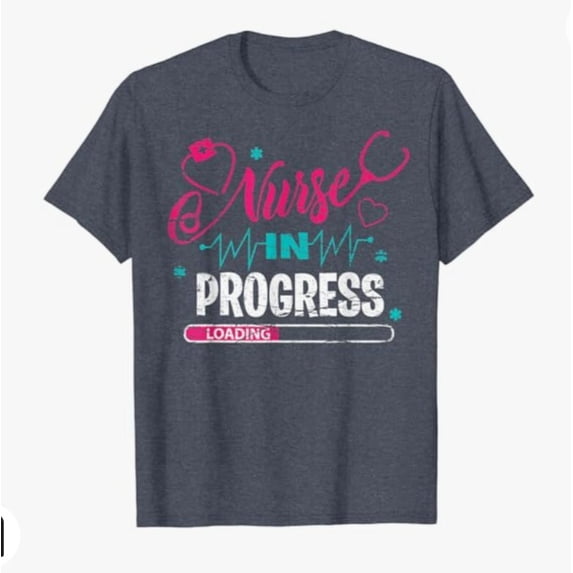 Pprogres Nurse in Progress Nursing School Casual Crew Neck T Shirt for Men and ...