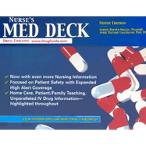 Nurse's Med Deck (Paperback) by Judith Hopfer Deglin, April Vallerand