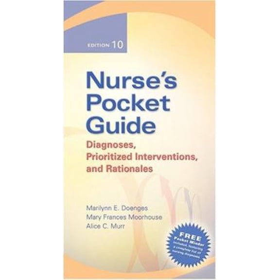 Pre-Owned Nurse's Pocket Guide: Diagnoses, Prioritized Interventions, and Rationales (Paperback) 0803614802 9780803614802