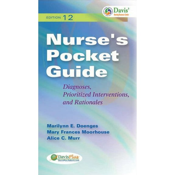 Pre-Owned Nurse's Pocket Guide: Diagnoses, Prioritized Interventions and Rationales Paperback