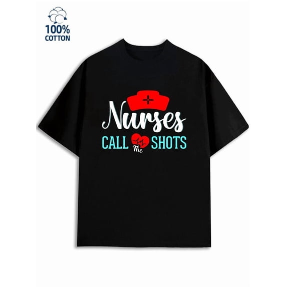 Greenink Nurse's Pride for men funny humor 180G 100% Cotton black husband vintage Fashion Unisex Shirt Short Sleeve tshirts Funny Unisex Shirt Graphic tshirts