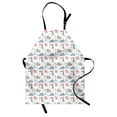 thumbnail image 1 of Nursery Apron Rhinoceros Crocodile and Elephant with Festive Balloons Jungle Party with Animals, Unisex Kitchen Bib Apron with Adjustable Neck for Cooking Baking Gardening, Multicolor, by Ambesonne, 1 of 3