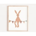 thumbnail image 1 of Nursery Baby Girl, Girls Bedroom Decor, Bunny Rabbit Print, Nursery S, Blush Pink Print, Baby Girl Wall Art, Bunny Wall Art, Modern Wall Decor, 24x36 UNFRAMED, 1 of 2