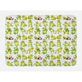 thumbnail image 1 of Nursery Bath Mat, Frogs in Different Positions Funny Happy Cute Expressions Faces Toads Cartoon, Non-Slip Plush Mat Bathroom Kitchen Laundry Room Decor, 29.5 X 17.5 Inches, Green Yellow Red, Ambesonne, 1 of 2