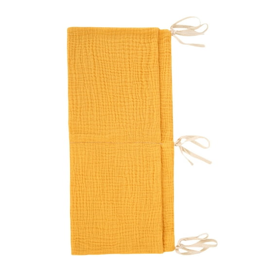 Nursery Bedside Storage Bag for Baby 2 Pockets Crib Organizes Diaper & Toy Storage Solution Space Saving Bag