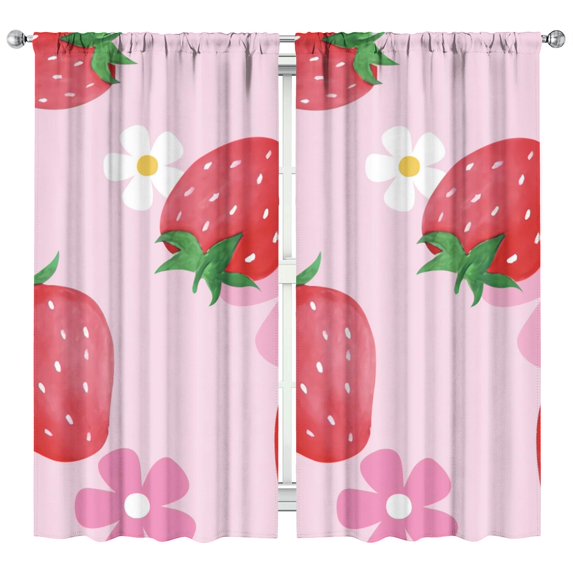 Nursery Curtains Boys Girls Kids 5 Print Pattern Window Drapes for Living Bedroom Playroom Room Decor Rod Pocket 42x84 Inch 2 Panels