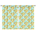 thumbnail image 1 of Nursery Curtains Boys Girls Kids Banana Boat After Sun Print Pattern Window Drapes for Living Bedroom Playroom Room Decor Rod Pocket 42x63 Inch 2 Panels, 1 of 2