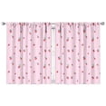 thumbnail image 1 of Nursery Curtains Boys Girls Kids Freshly Picked Strawberries Print Pattern Window Drapes for Living Bedroom Playroom Room Decor Rod Pocket 42x54 Inch 2 Panels, 1 of 2