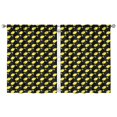 thumbnail image 1 of Nursery Curtains Boys Girls Kids Hand Drawn Lemons in Brush Print Pattern Window Drapes for Living Bedroom Playroom Room Decor Rod Pocket 42x54 Inch 2 Panels, 1 of 1