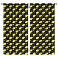 thumbnail image 1 of Nursery Curtains Boys Girls Kids Hand Drawn Lemons in Brush Print Pattern Window Drapes for Living Bedroom Playroom Room Decor Rod Pocket 42x84Inch 2 Panels, 1 of 2