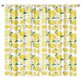thumbnail image 1 of Nursery Curtains Boys Girls Kids Lemon with Lemon Slice Pattern Print Pattern Window Drapes for Living Bedroom Playroom Room Decor Rod Pocket 42x84Inch 2 Panels, 1 of 2