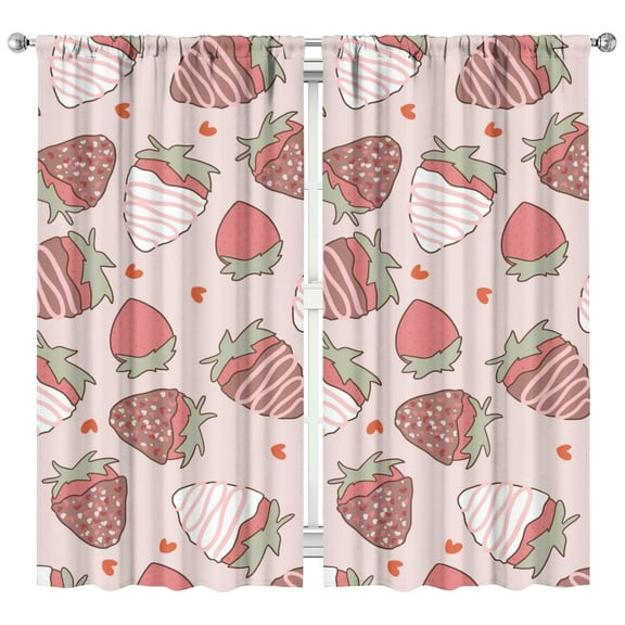 Nursery Curtains Boys Girls Kids Print Pattern Window Drapes for Living Bedroom Playroom Room Decor Rod Pocket 42x84 Inch 2 Panels