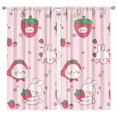 thumbnail image 1 of Nursery Curtains Boys Girls Kids Print Pattern Window Drapes for Living Bedroom Playroom Room Decor Rod Pocket 42x84 Inch 2 Panels, 1 of 2