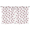 thumbnail image 1 of Nursery Curtains Boys Girls Kids Red Fruit Cherry Print Pattern Window Drapes for Living Bedroom Playroom Room Decor Rod Pocket 42x54Inch 2 Panels, 1 of 2