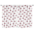 thumbnail image 1 of Nursery Curtains Boys Girls Kids Red Fruit Cherry Print Pattern Window Drapes for Living Bedroom Playroom Room Decor Rod Pocket 42x63Inch 2 Panels, 1 of 2